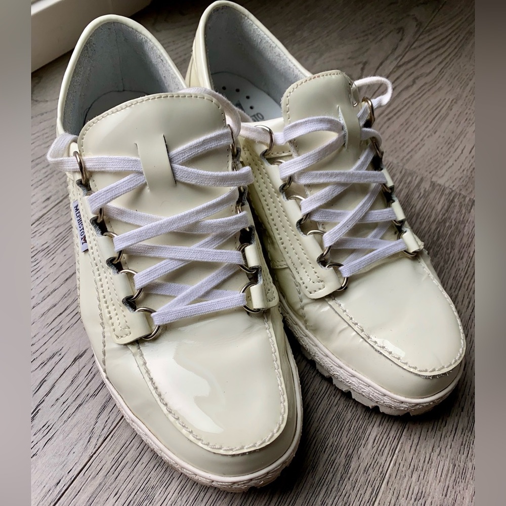 Mephisto LADY White Leather Sneakers 8.5